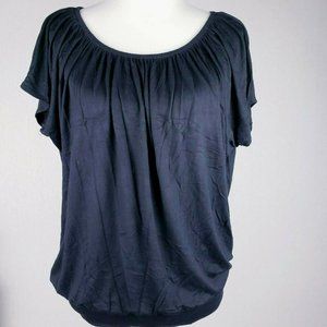 White House Black Market Bubble Loose Blouse Top